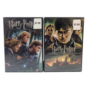 Harry Potter and the Deathly Hallows Part 1 and 2 DVD Lot Brand New Sealed